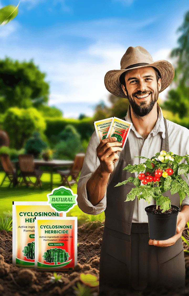 🌱 Cyclosinone Granular Weed Killer – Low-Toxicity Formula for Lawns & Gardens