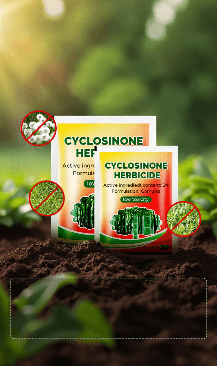 🌱 Cyclosinone Granular Weed Killer – Low-Toxicity Formula for Lawns & Gardens